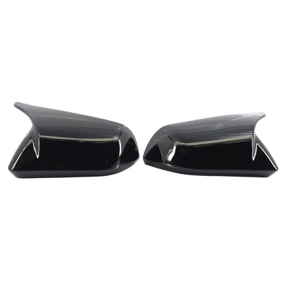 Glossy Black Rearview Side Mirror Cover Caps for Ford Mustang (2015–2023)