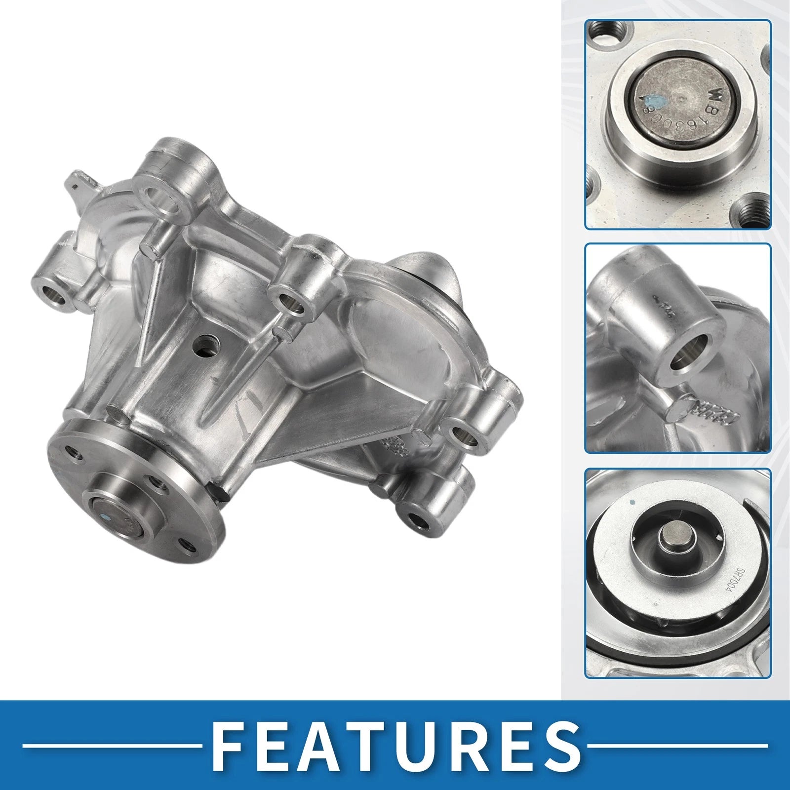 Water Pump Replacement for Mercedes-Benz C230 C250 (2003–2005)