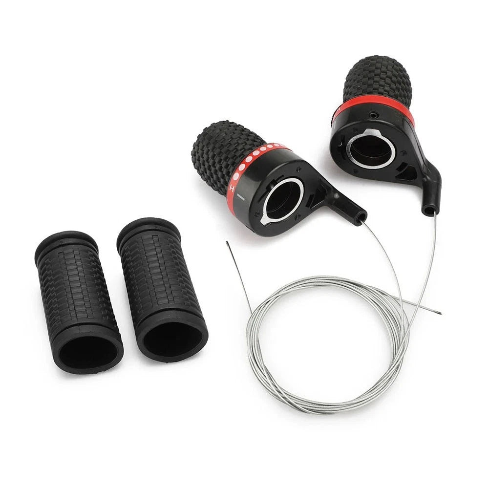 Soft Grip Handle with Gear Shifter Set for Mountain Bikes