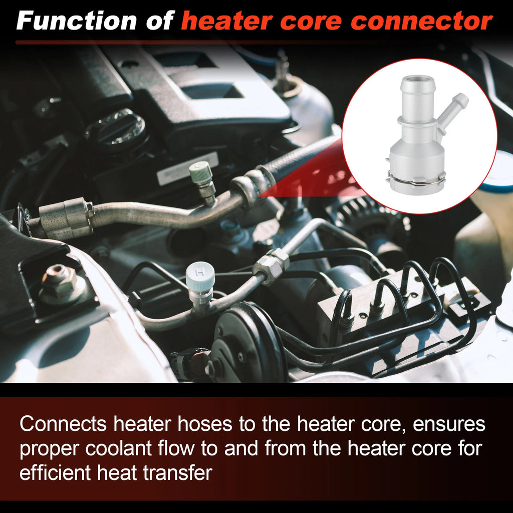 Radiator Coolant Hose Connector for Volkswagen Beetle CC Audi A3 (2009–2016)