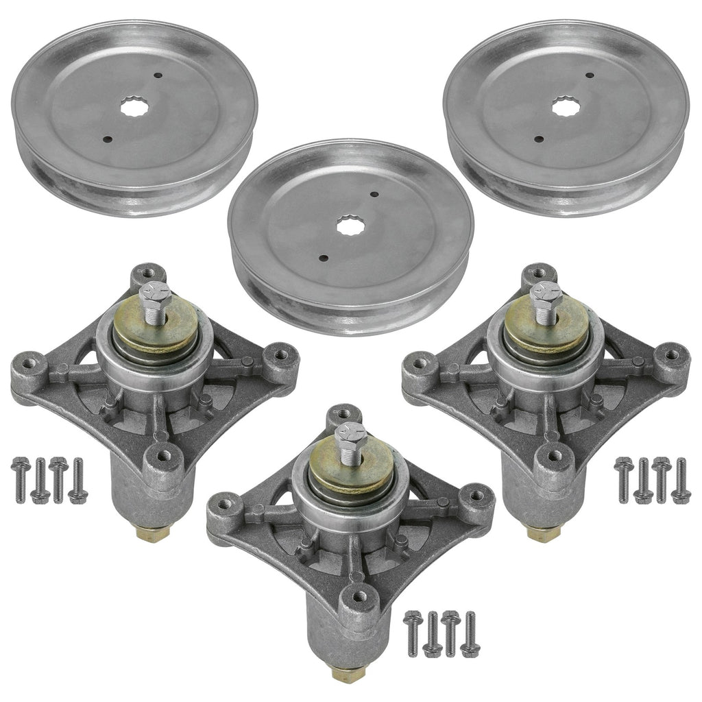 Spindle Pulley Set Replacement for AYP 187292 192870 (46–54 Inch Deck) (2005–2018)