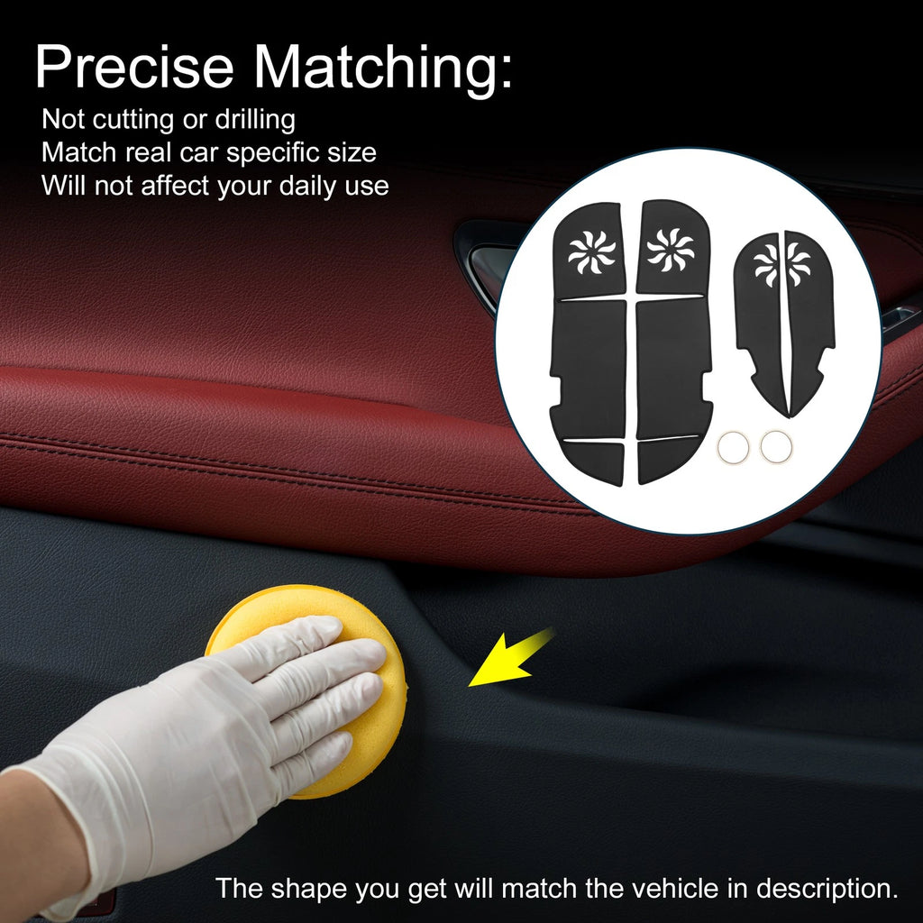 Car Door Anti Kick Pad Sticker Protector for Lexus RX (2009–2014) 1 Set