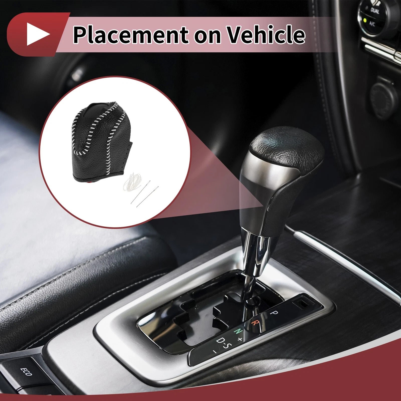 Gear Shift Knob Cover Replacement for Volkswagen Taos (2022–2023)