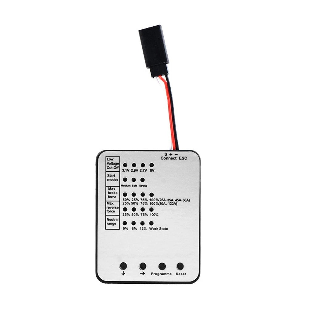 ESC Programming Card for Brushless Motor (LED Display)