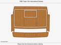 EVA Faux Teak Flooring Mat for Trojan 10m International Express (1986)