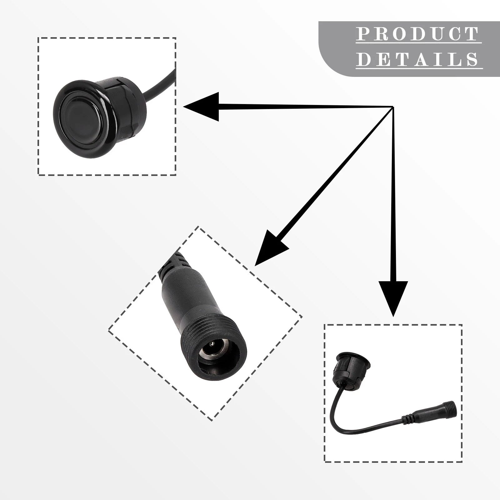 Car Reverse Parking Sensor for Easy Installation (Waterproof)