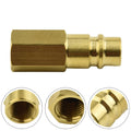 Brass Adapter for Car Air Conditioning 1/4 SAE Internal Thread