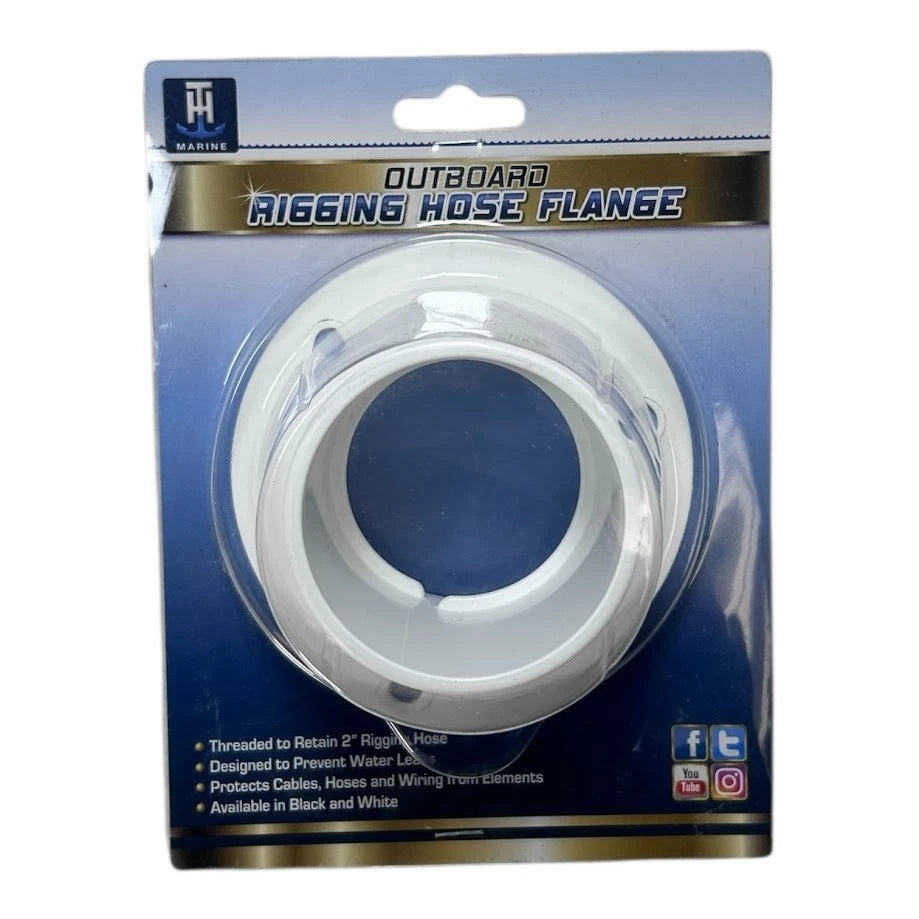 2X Outboard Rigging Hose Flange for TH Marine RF-2-DP