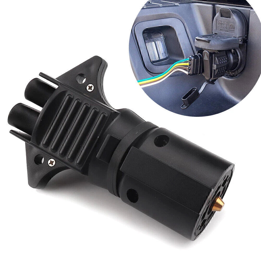 7 RV Blade to 5 Wire & 4 Wire Flat Multi-Tow Adapter 12V for Vehicle/Trailer