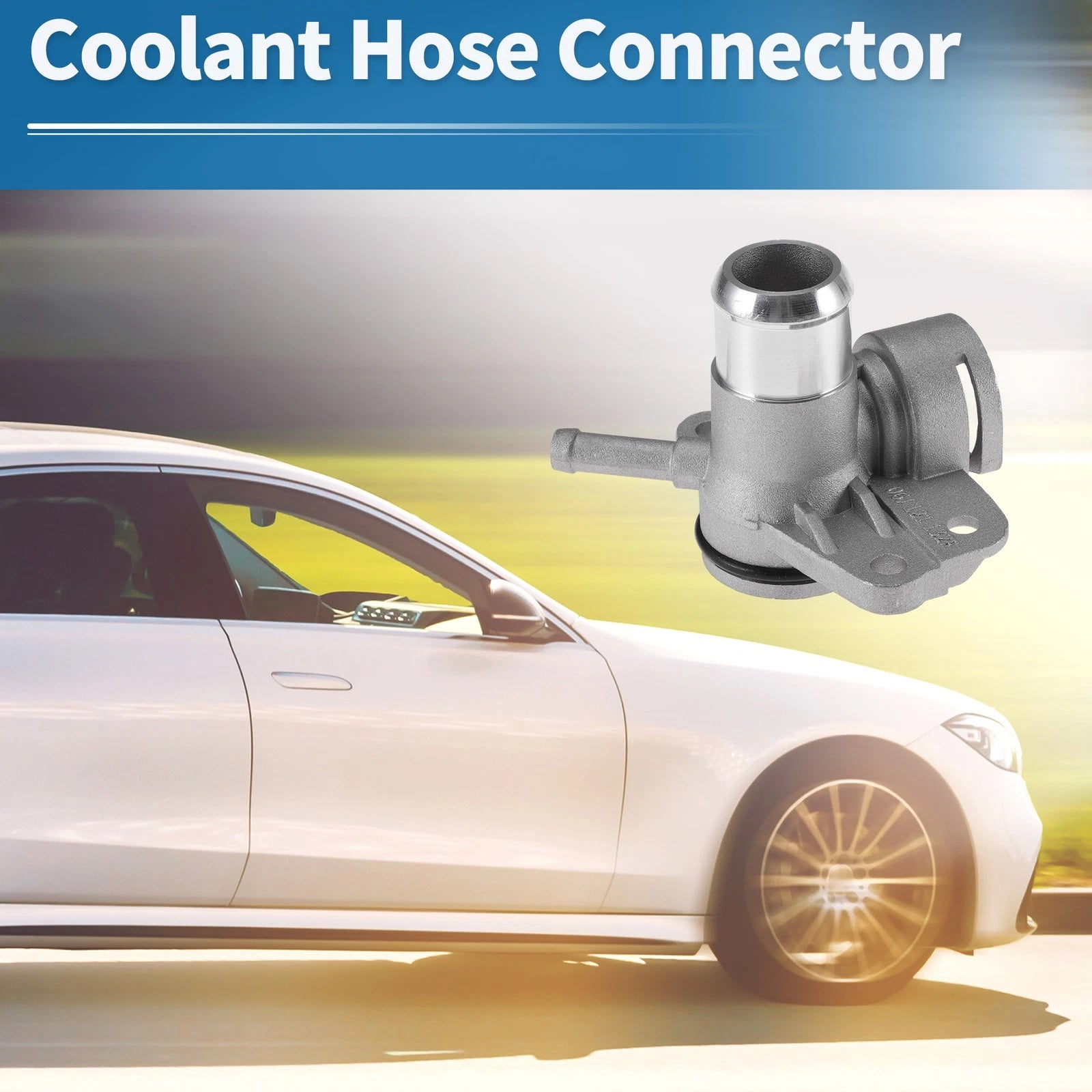 Engine Coolant Hose Connector Replacement for Volkswagen Beetle Aluminum Alloy (1998–2010)