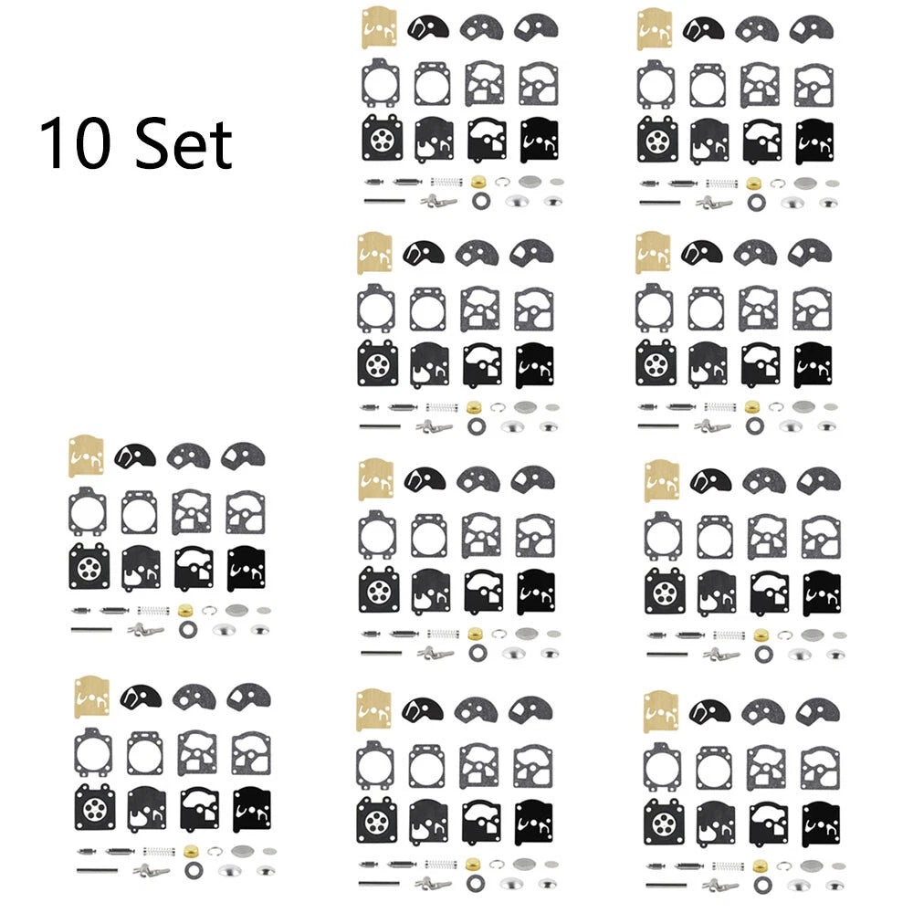 Set of 10 Carburetor Repair Kits for Walbro WA WT Series (K10-WAT)