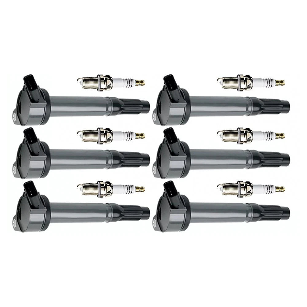 6x Ignition Coils & Iridium Plugs for Toyota Aurion/Kluger (2006–2015)