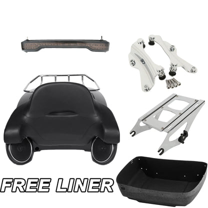 Trunk Pad Light Rack Speakers Mount for Harley Touring (2014–2023)