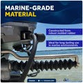 Steering Cable Boot for Five Oceans FO2045 (8 inches)