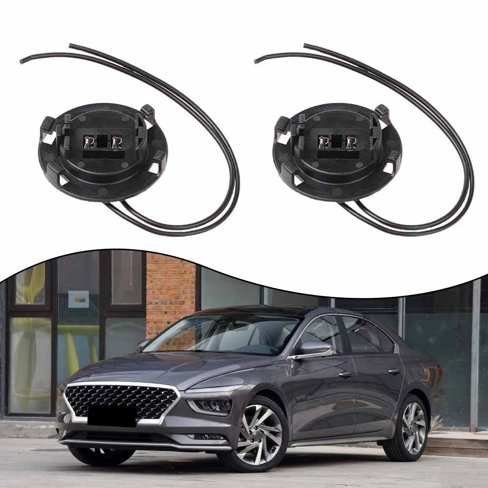 H7 Bulb Socket Adapter Duo for Hyundai Kia Vehicles (2 Piece Set)