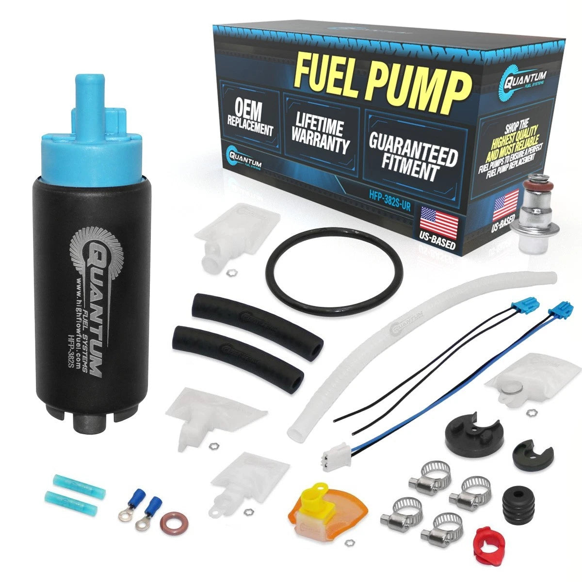 QFS Fuel Pump + Regulator + Strainers for Kawasaki Jet Ski STX-15F (2004–2015) 49040-3718