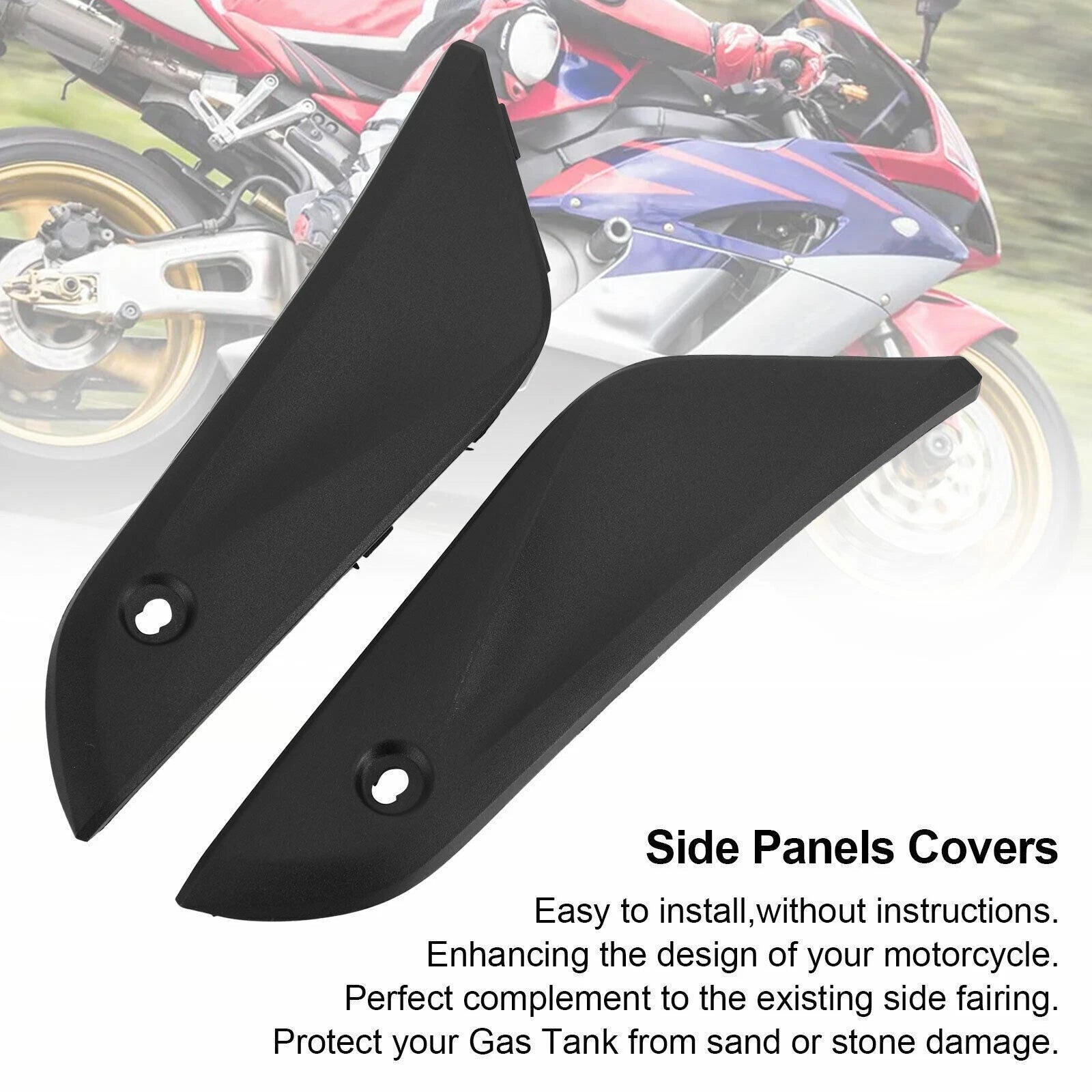 Gas Tank Side Trim Insert Cover Panel for Honda CBR1000RR (2004–2007) T9