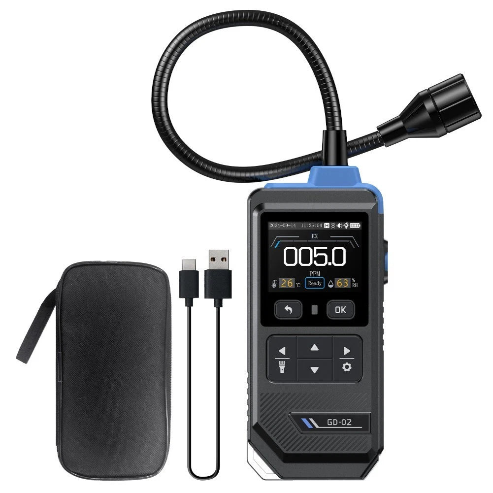 GD02 Methane Gas Detector with Alarm for Home and Industrial Safety