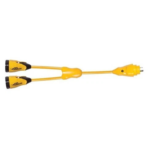 Marinco EEL Y Shore Power Adapter for Boat (Y30-2-30)