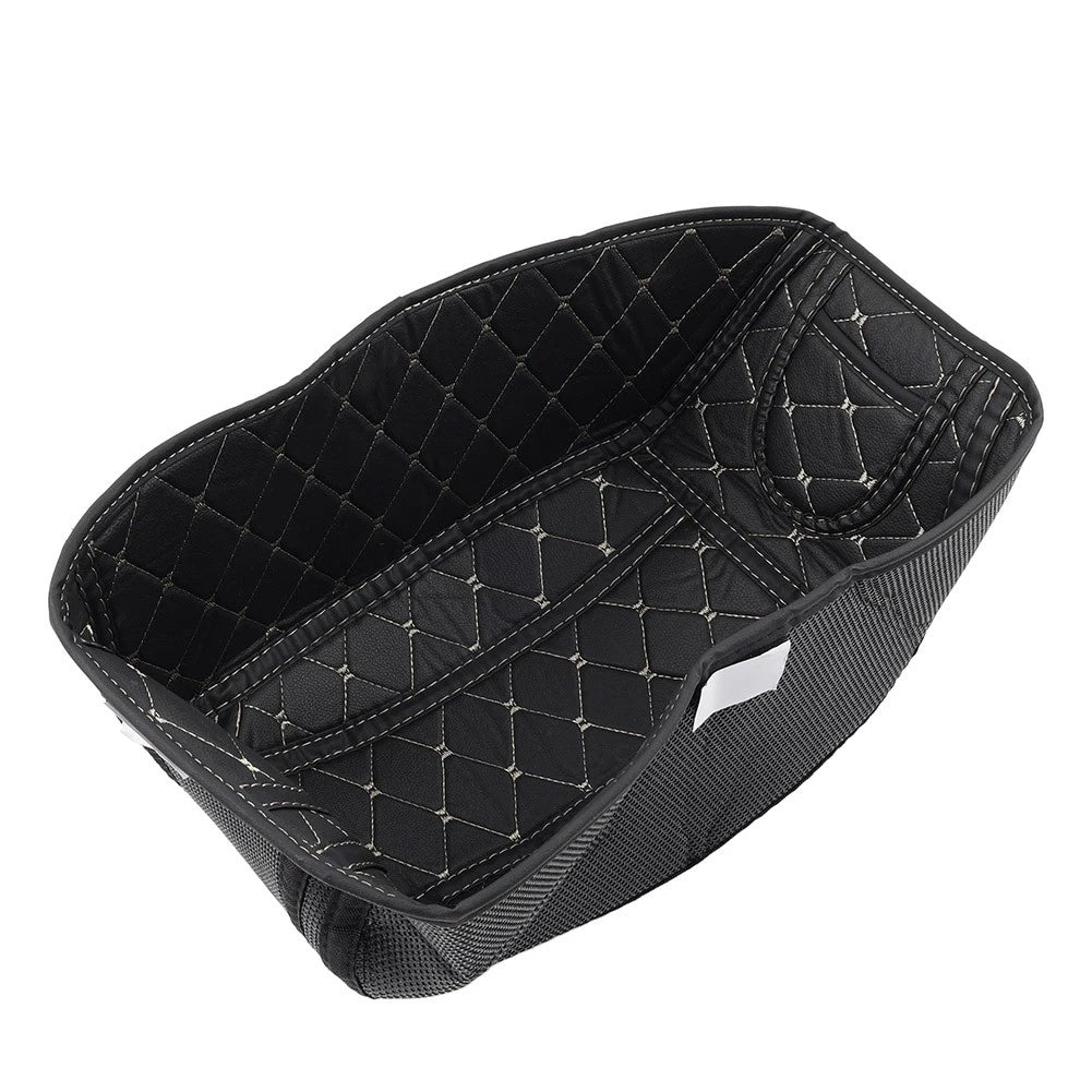 Leather Storage Box Seat Bucket Cover Mat for Yamaha NMAX 155 (2016–2019)