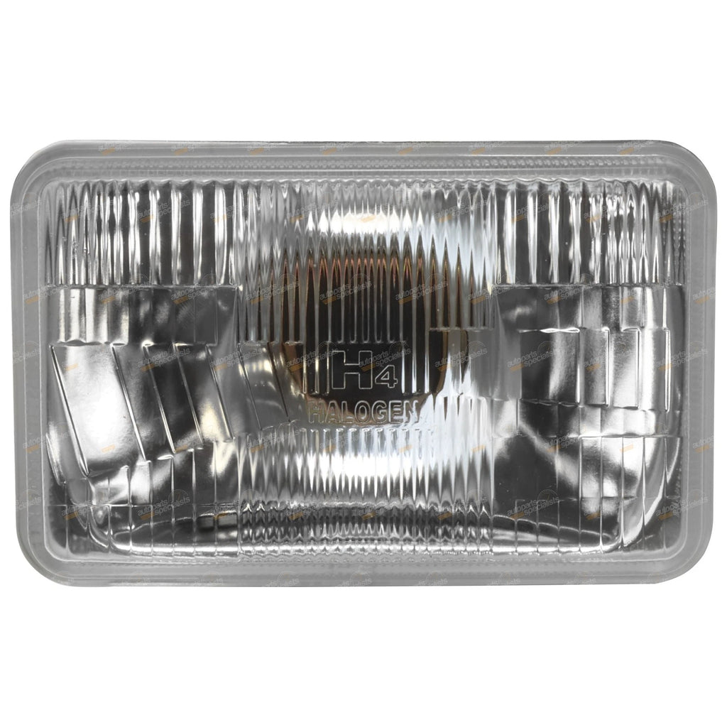 H4 Halogen Headlight Lamp Kit (60/55W) for Rectangle 165mm x 100mm