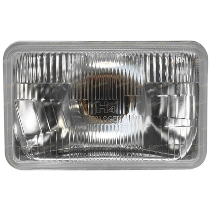 H4 Halogen Headlight Lamp Kit (60/55W) for Rectangle 165mm x 100mm