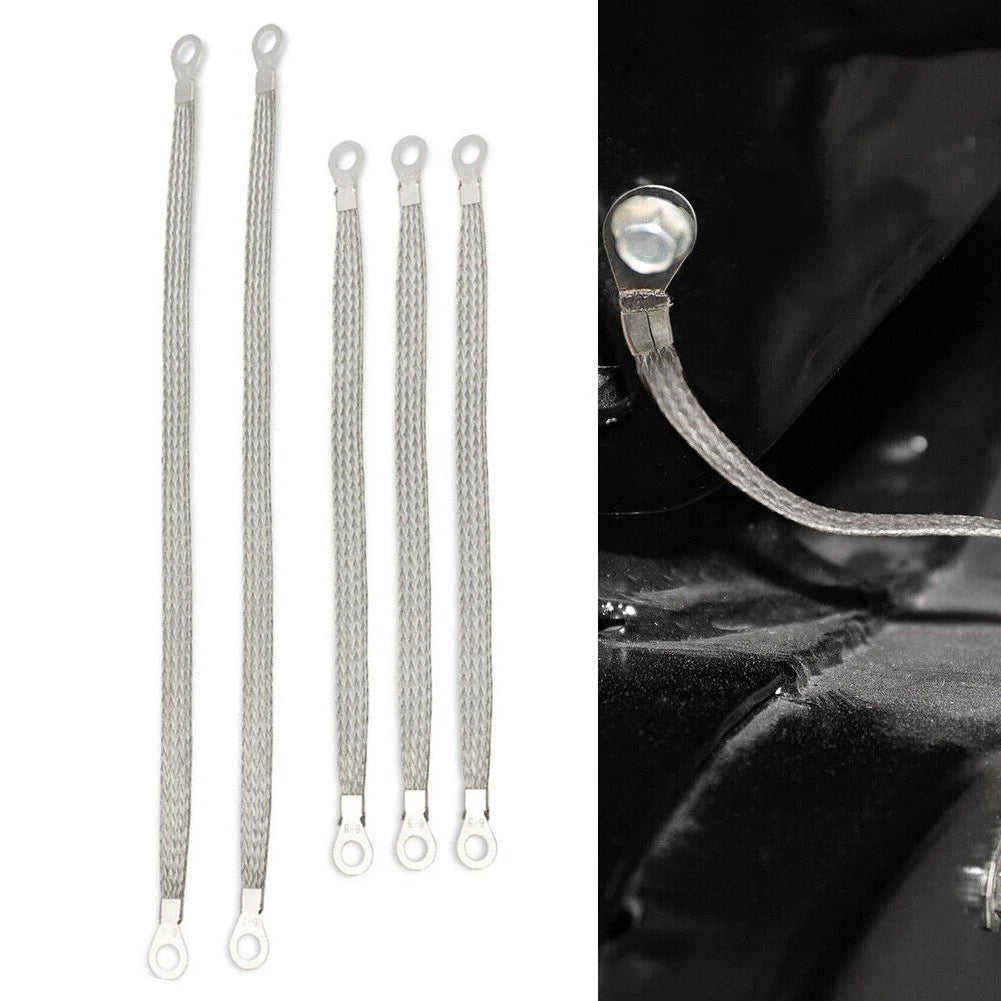 Set of 2 Engine Ground Straps 10" x 1/2" & 13" x 1/2"