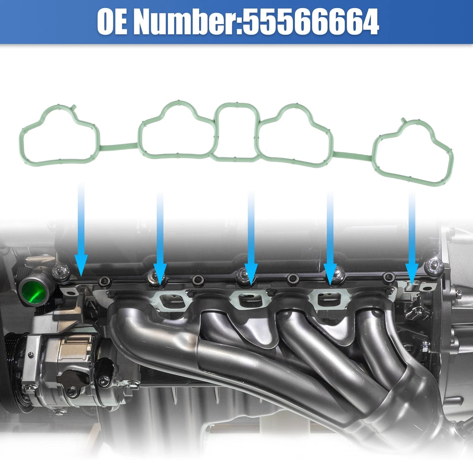 Exhaust Manifold Gasket Replacement for Buick Encore Chevrolet Cruze (2012–2019)