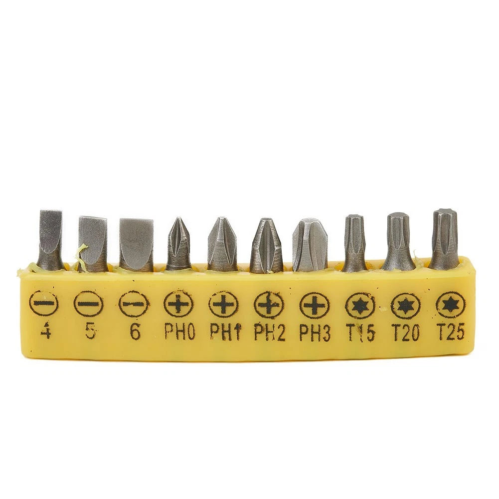10-in-1 Socket Screwdriver Wrench Set with Anti-Slip Handle