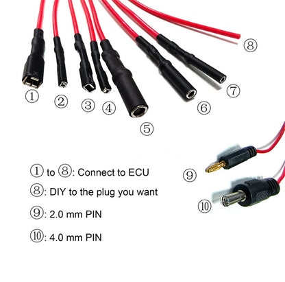 8-Way ECU Breakout Leads for Automotive Diagnostic Oscilloscope (2010–2023)