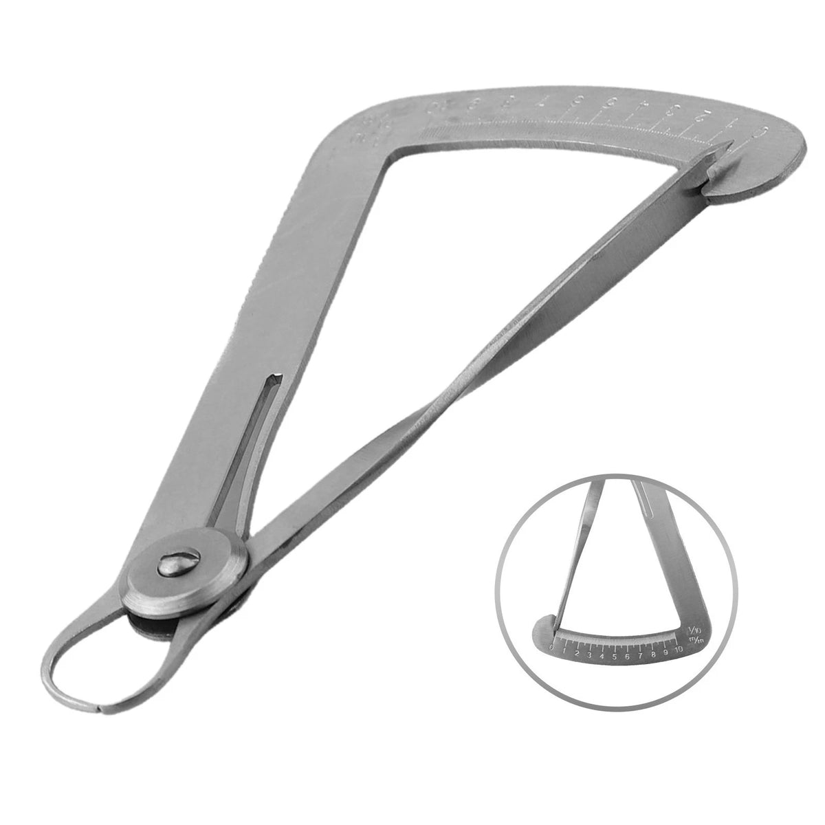 Metal Dental Caliper Measuring Device with Spring Action