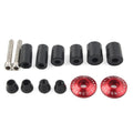 CNC Handle Bar End Weights for Dirt Bike (7/8'', Red)