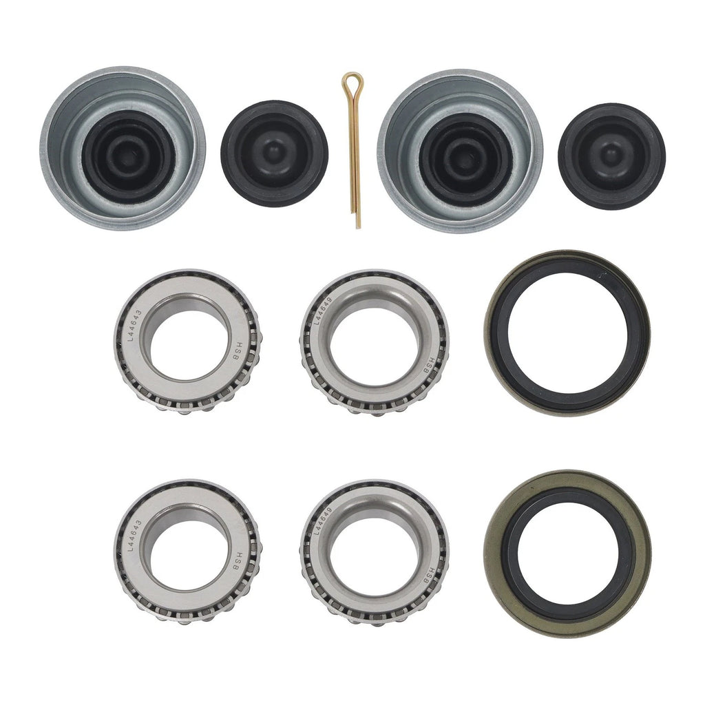 Trailer Hub Kit for 2000 lbs Spindle (5 on 4.5")