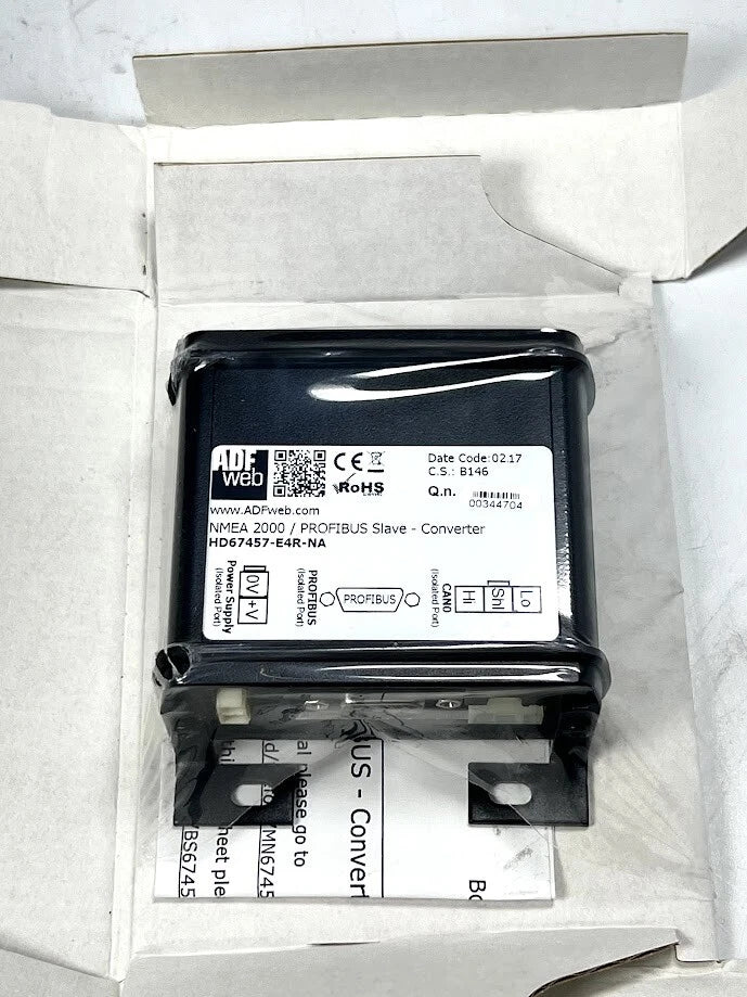 ADFweb HD67457-E4R-NA NMEA 2000 Profibus Slave Converter