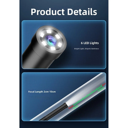 8mm WiFi Dual Lens Inspection Camera for Android Type C Connection