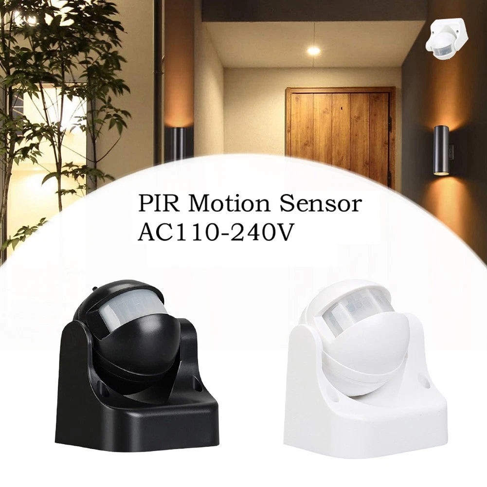 Waterproof PIR Motion Sensor for Outdoor Use - Adjustable Range