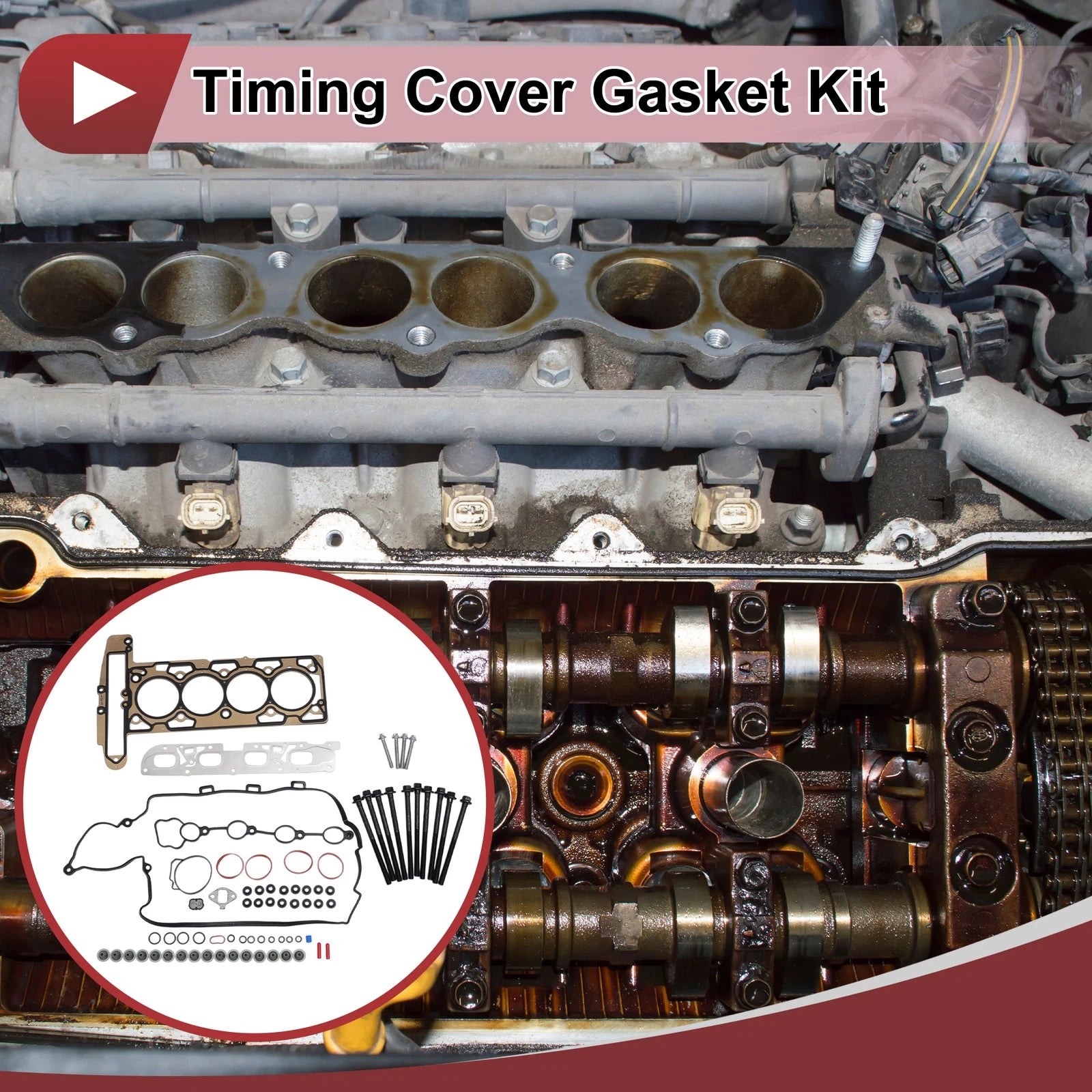 Timing Cover Gasket Kit for Chevrolet HHR 2.2L (2009–2011)