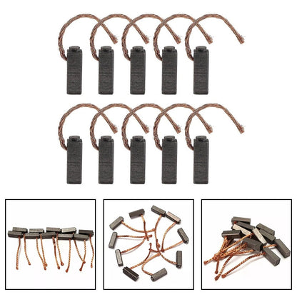 10PCS Carbon Brushes for Motor Commutator or Slip Ring