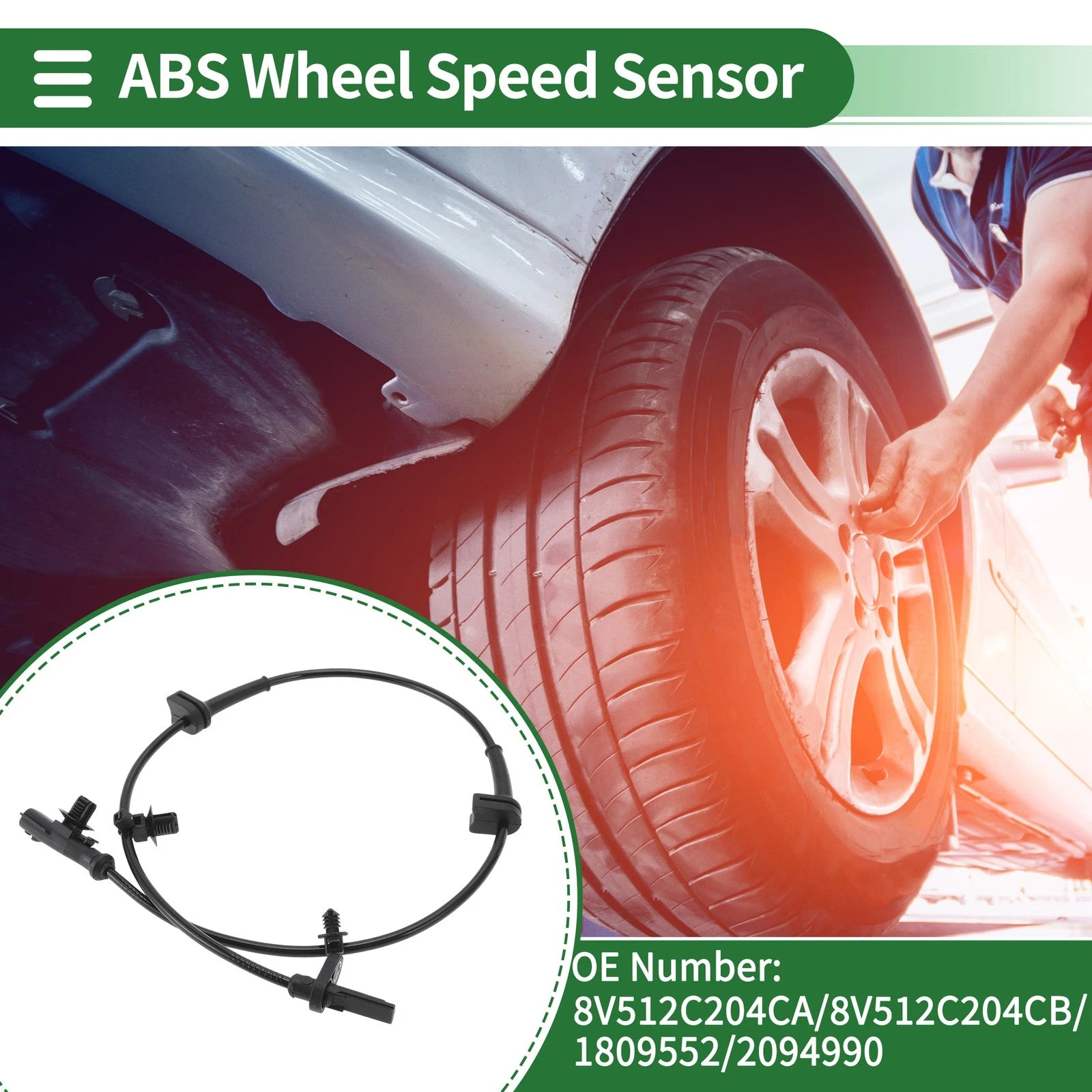 ABS Wheel Speed Sensor No. 8V512C204CA for Ford B-Max (2013–2018)
