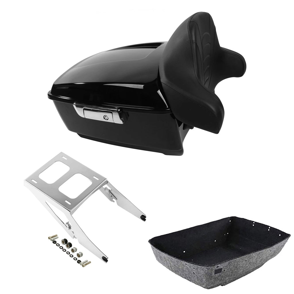 2X Trunk Luggage Backrest Mount Rack for Harley Sport Glide (2018–2021)