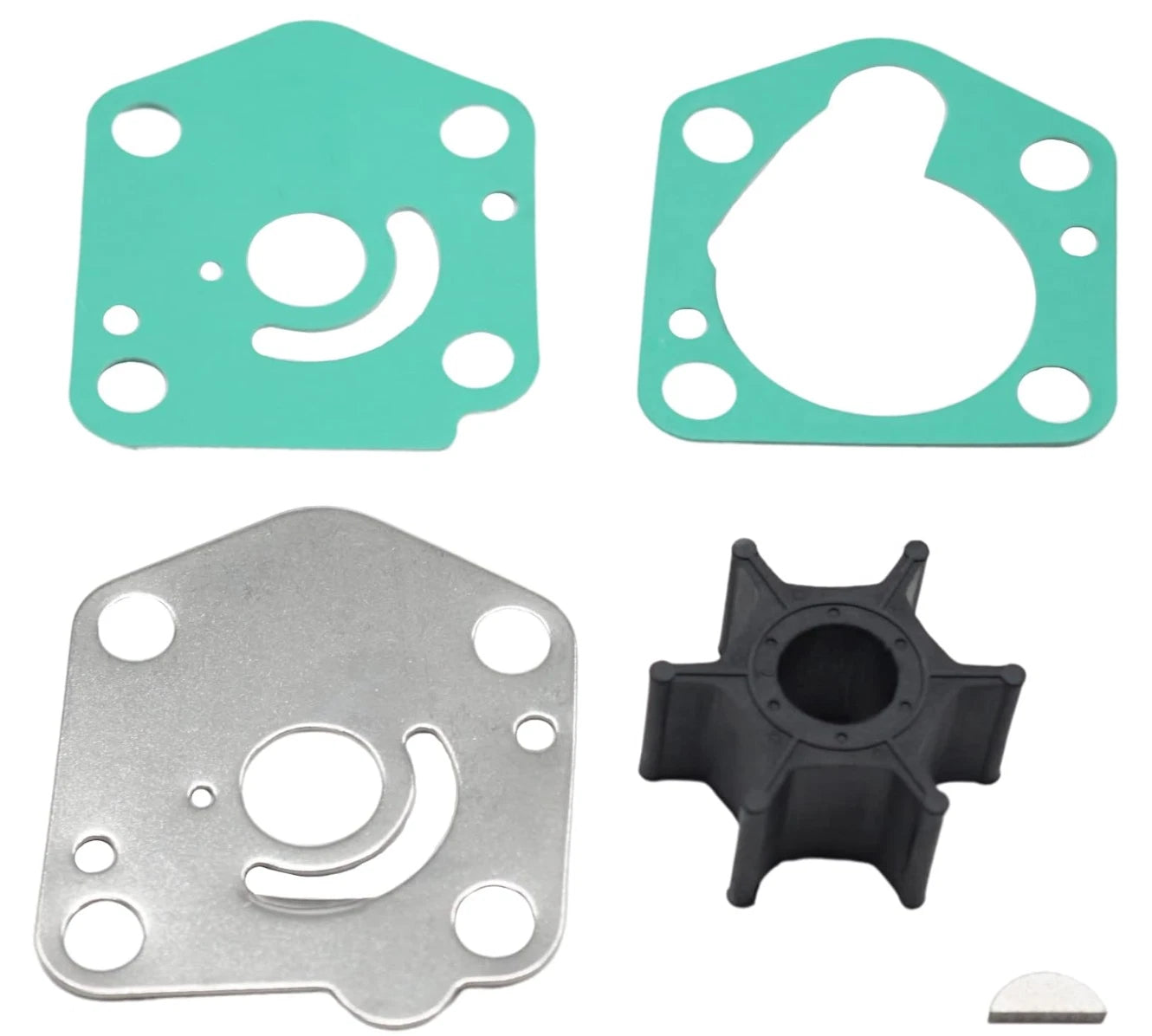 Outboard Water Pump Impeller Repair Kit 17400-94J10 for Suzuki 9.9 15 HP (1990–2023)