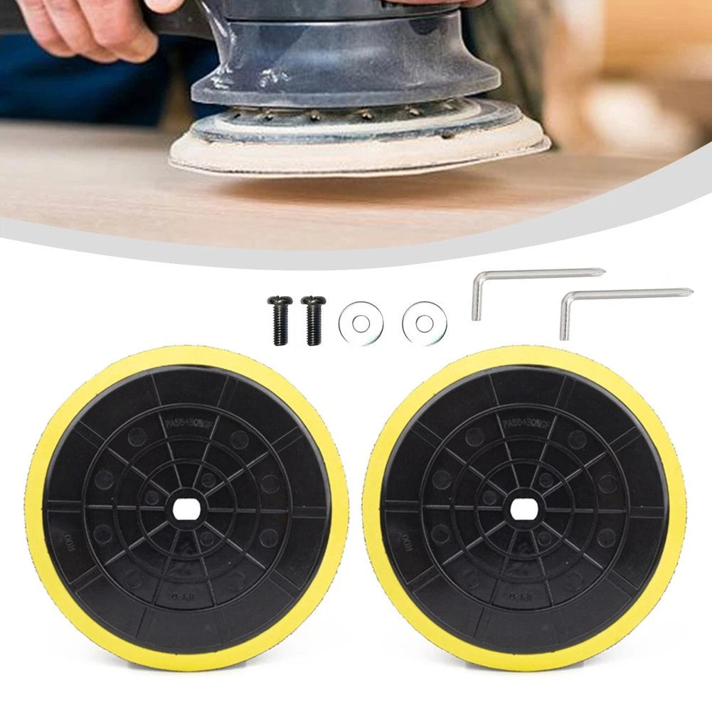 2X Buffer Polisher Backing Pads 5 Inch 6 Inch for