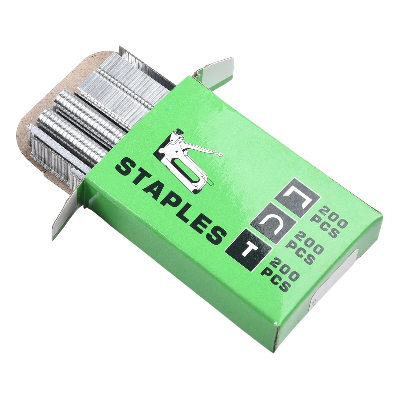 Set of 600 Multipurpose U Door T Shaped Stapler Nails for Various Projects