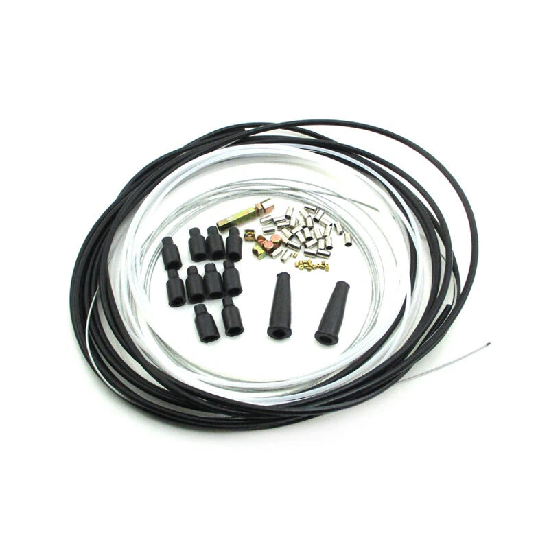 Throttle Cable Kit with Nipples & Ferrules for ATV Quad Motorcycle (5 Metres)