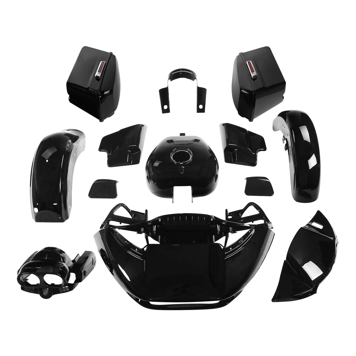 Fairings Bodywork Kit for Harley Road Glide (2015–2024) Vivid Black
