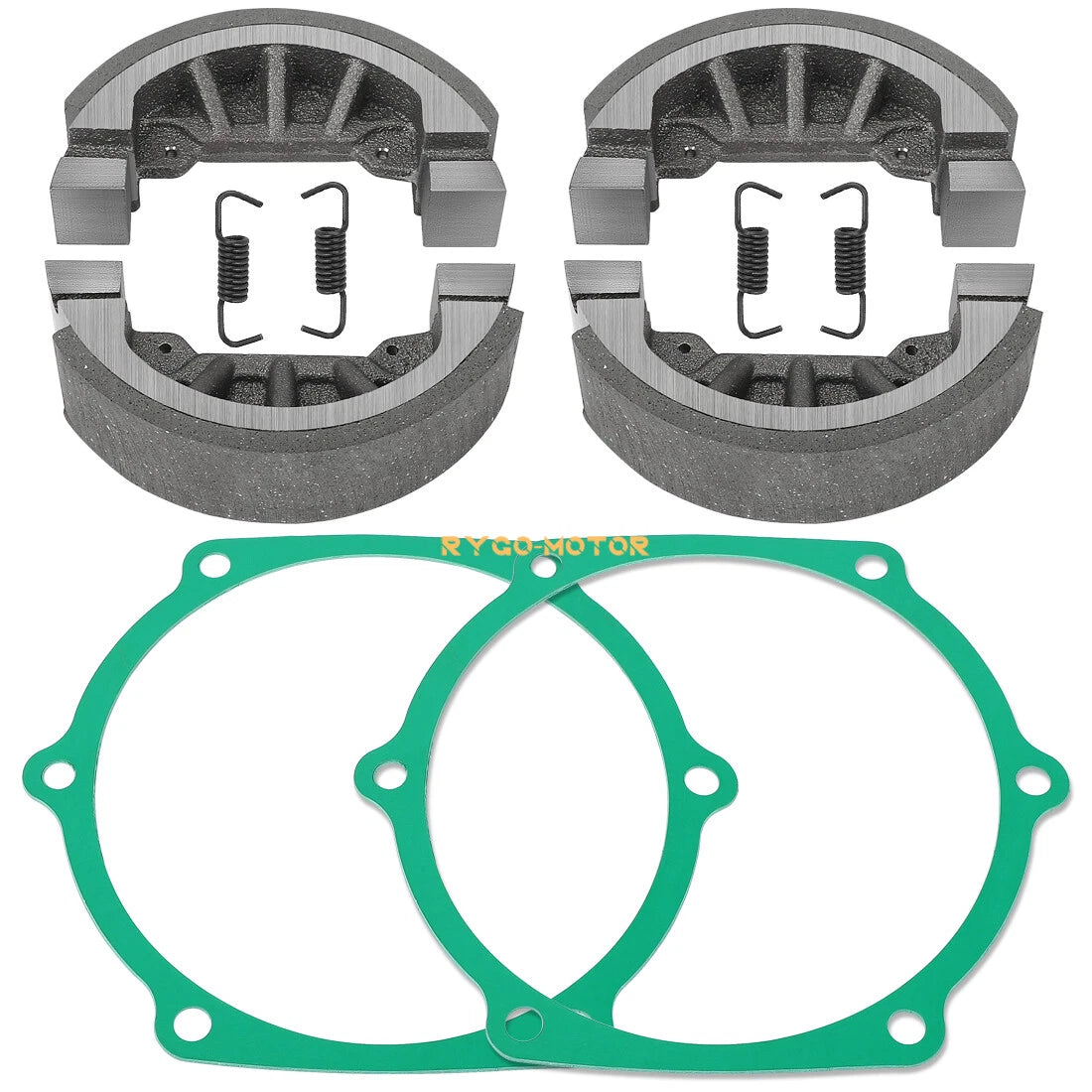 Set of 4 brake shoes for John Deere 750