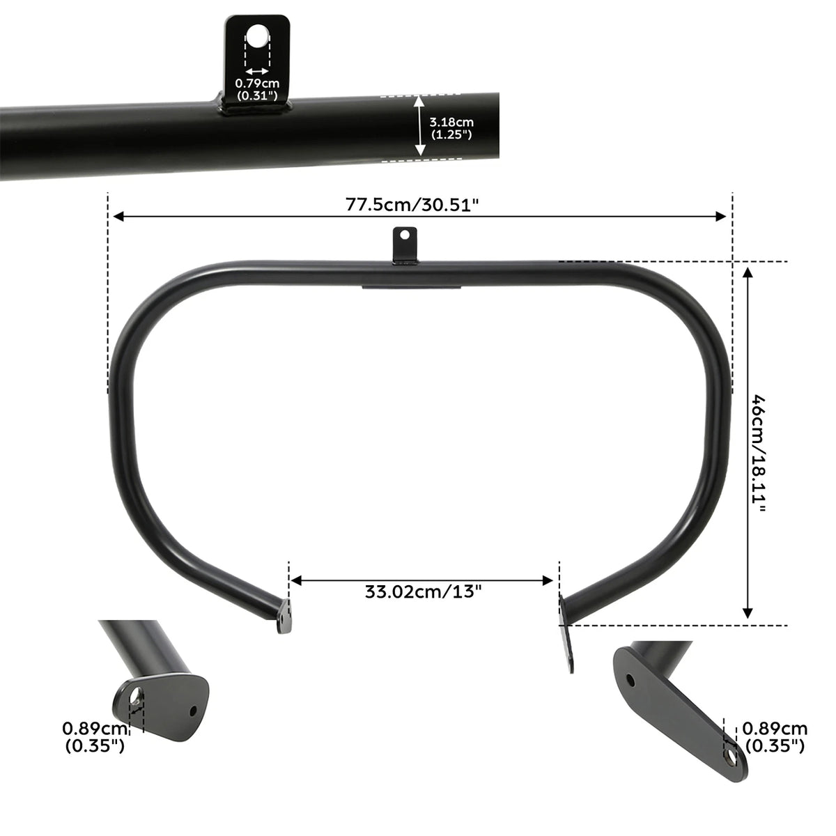 Crash Bar Engine Guard for Honda VT750 Shadow Phantom (2010–2024)