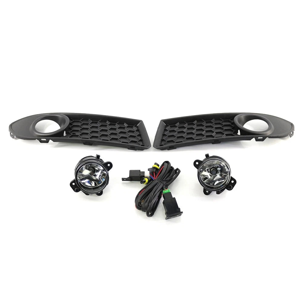 Fog Light Kit for VW Lo (2005–2009) - Left & Right, Mesh Grille