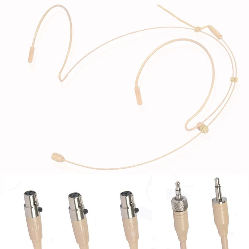 Wireless Double Earhook Headset Mic for
