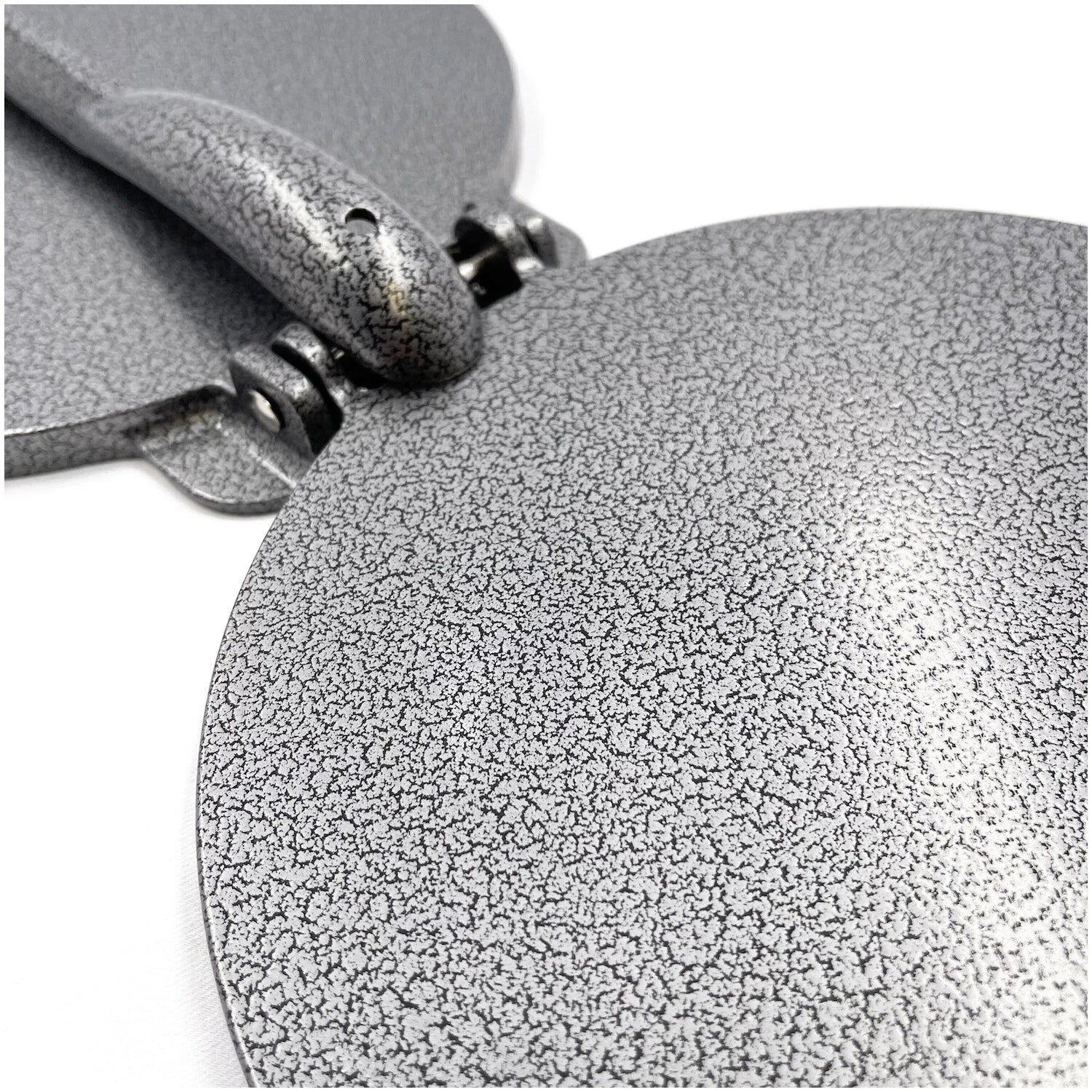 8" Black Aluminum Tortilla Press with 10" Handle